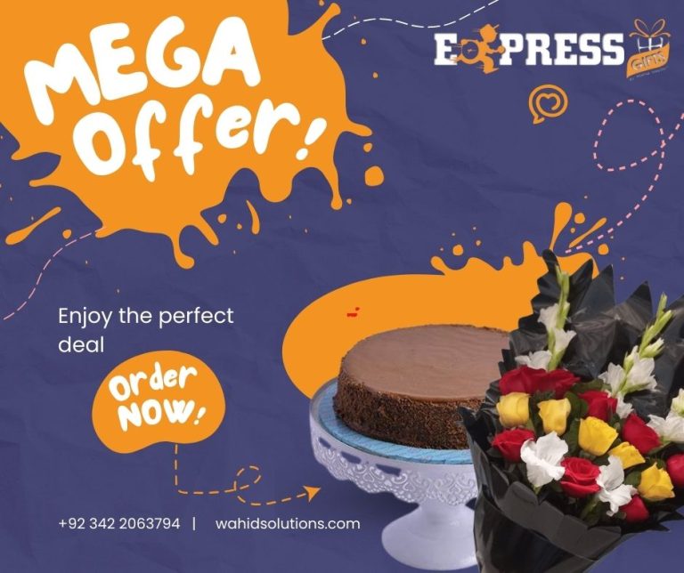 Pound Coffee Cake + Beautiful Flower Bouquet at an UNBEATABLE PRICE BY WAHID SOLUTION OFFER FREE SAMEDAY DELIVERY