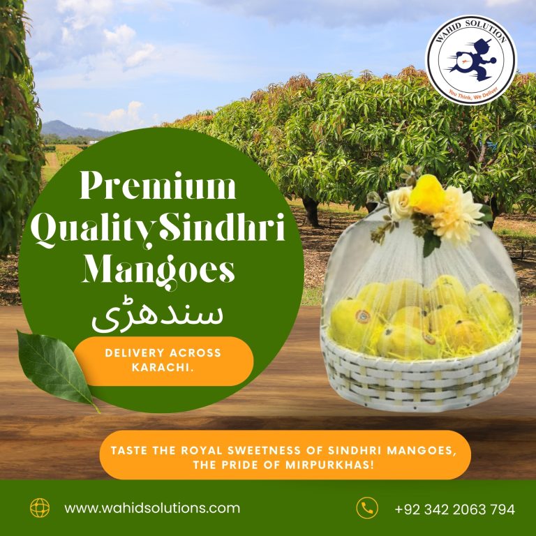 Taste the royal sweetness of Sindhri mangoes basket 3kg , the pride of Mirpurkhas! WITH DELIVERY ORDER NOW wahidsolutions