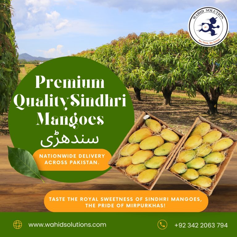 Taste the royal sweetness of Sindhri mangoes box 5kg, the pride of Mirpurkhas! WITH DELIVERY ORDER NOW wahidsolutions