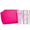 GUESS PINK GIFT SET - TRAVEL POUCH, EDP PERFUME, BODY LOTION & MINI TRAVEL BOTTLE FOR WOMEN - Image 3