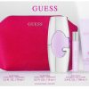 GUESS PINK GIFT SET - TRAVEL POUCH, EDP PERFUME, BODY LOTION & MINI TRAVEL BOTTLE FOR WOMEN - Image 2