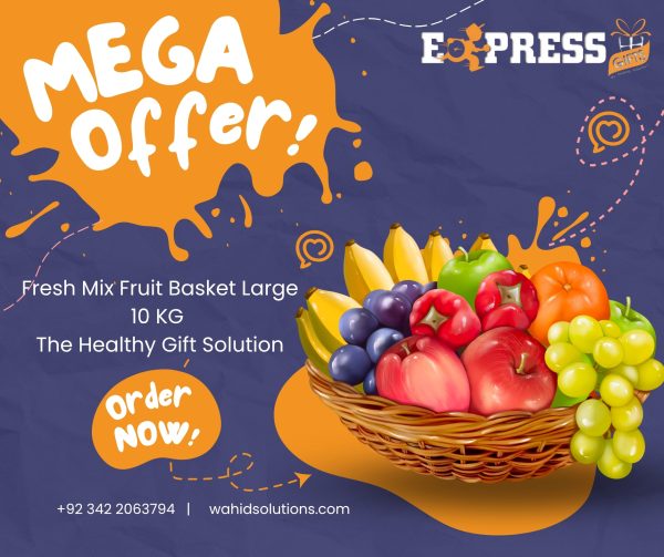 Fresh Mix Fruit Basket Large 10 KG | The Healthy Gift Solution