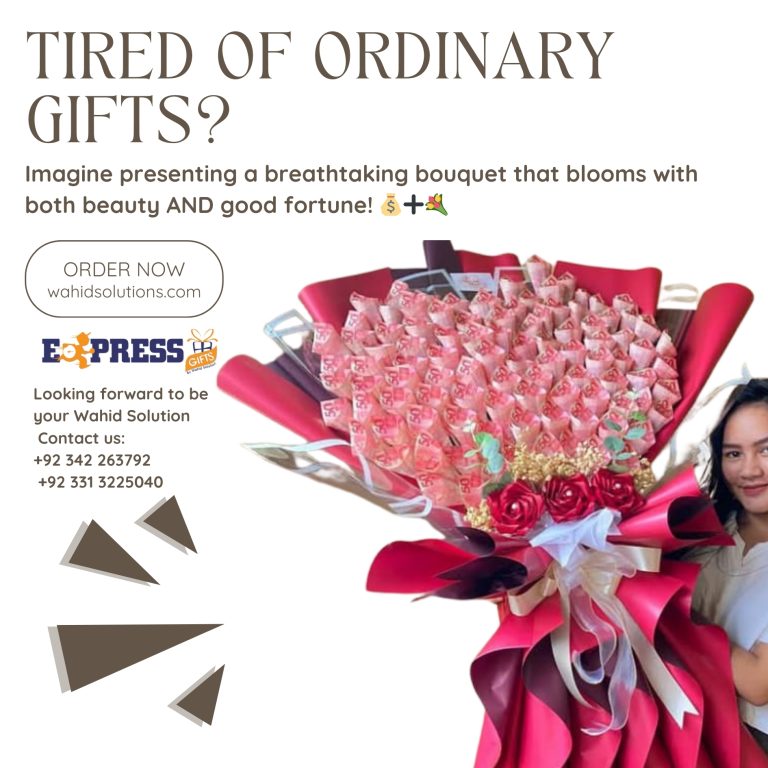 express gifts by wahid solution flower bouquet booking website www.wahidsolutions